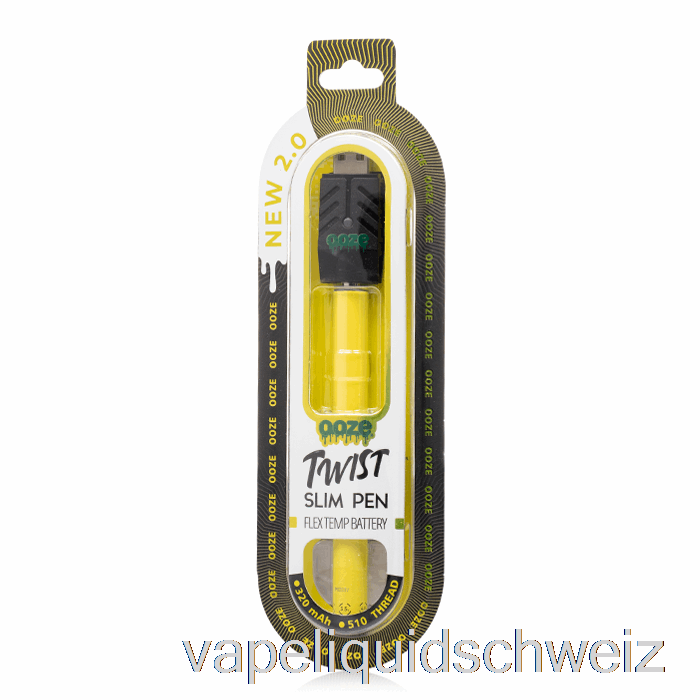 Ooze Slim Twist Pen 2.0 Flex-Temp-Akku, Sanftes Gelb, Vape Ohne Nikotin